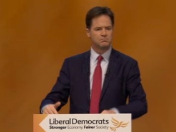 Nick Clegg: A desperate and ageing lover