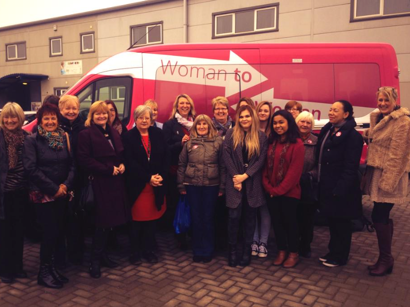 Woman to woman, loud and proud