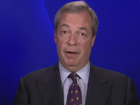 Gone – and back – in 60 seconds: time to show Farage the door once and for all
